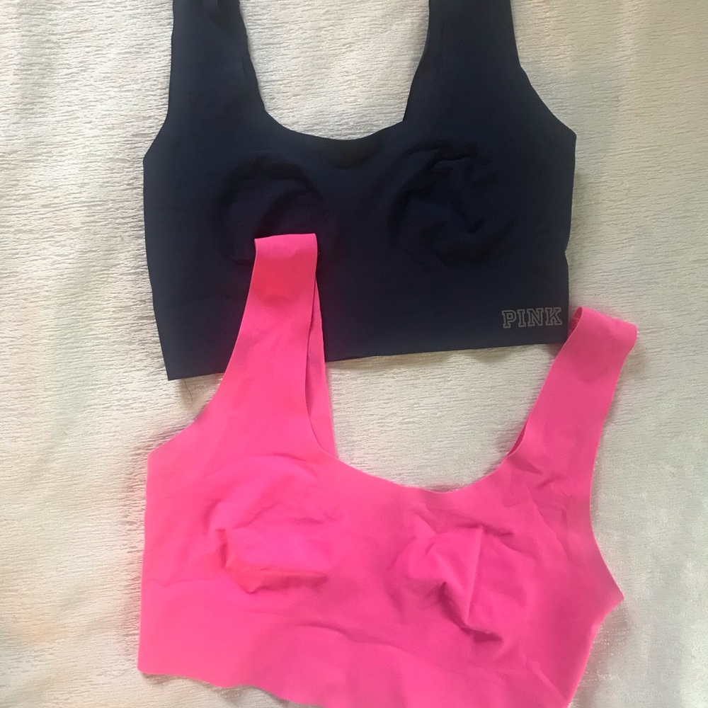 2 Victoria’s Secret PINK bralettes, XS/S